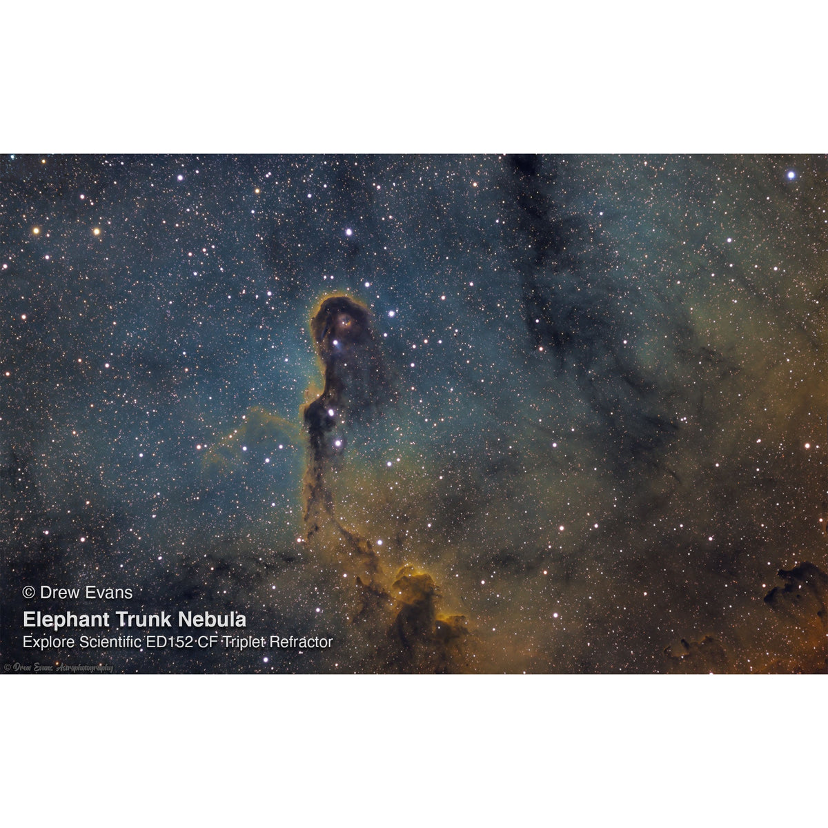 ED152 Air-Spaced Triplet Apochromatic Telescope in Carbon Fiber