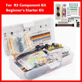 Electronic Components 830 Hole-Breadboard Kit Electrolytic Capacitor Resistor LED MB-102 for UNO R3 Component Pack Beginner Kit